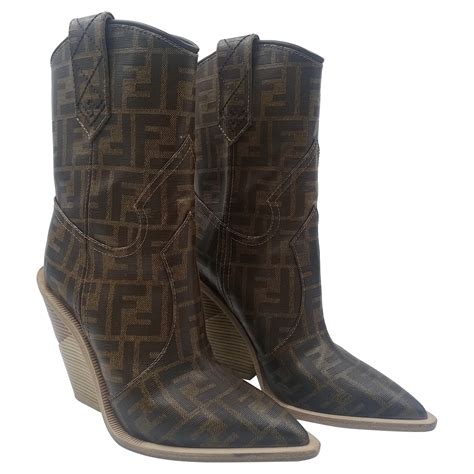 fendi boots western|genuine fendi boots.